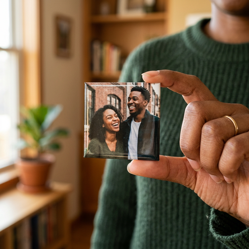 Square Custom Photo Magnet - 2" x 2"